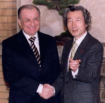 Koizumi, Iliescu reaffirm antiterrorism cooperation